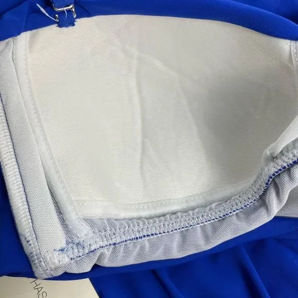 Gottex Profile Size 6 Bandeau Swim Dress One Piece Swimsuit NEW Blue - Picture 11 of 14